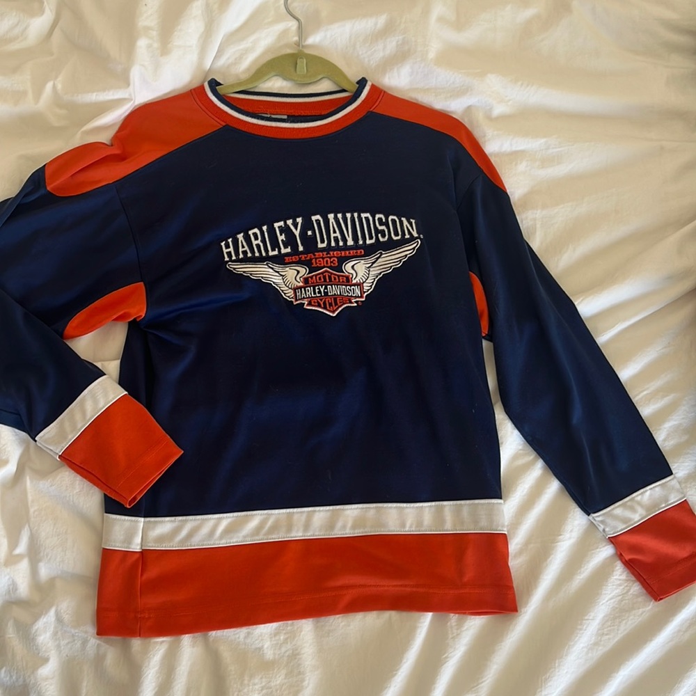 Vintage Harley Davidson Long Sleeve Top